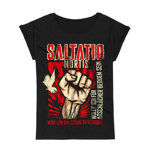 Fist Up von Saltatio Mortis - Loose Fit Girlie Shirt jetzt im Saltatio Mortis Store