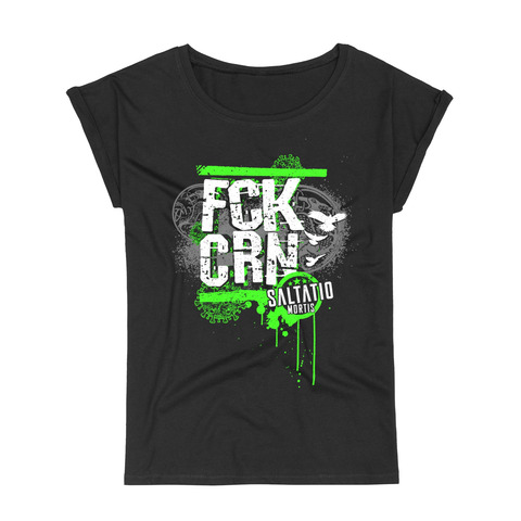 FCK CRN by Saltatio Mortis - Girlie Shirt - shop now at Saltatio Mortis store