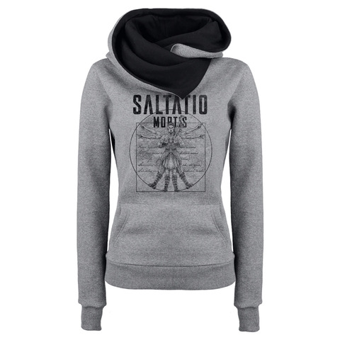 Vitruvian Man by Saltatio Mortis - Girlie hooded sweater - shop now at Saltatio Mortis store