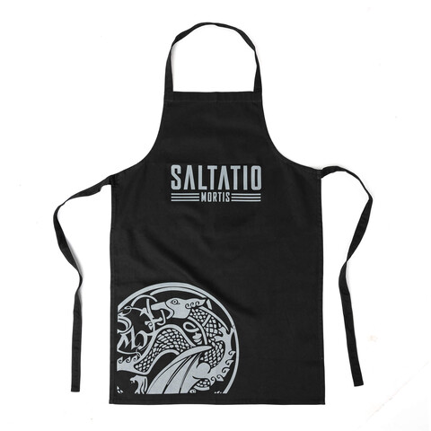 BBQ Logo by Saltatio Mortis - kitchen apron - shop now at Saltatio Mortis store