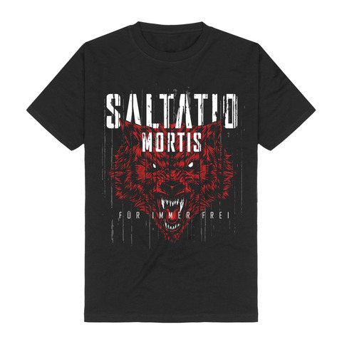 Für immer frei Wolf von Saltatio Mortis - T Shirt jetzt im Saltatio Mortis Store