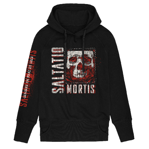 Square Skull by Saltatio Mortis - Girlie hooded sweater - shop now at Saltatio Mortis store