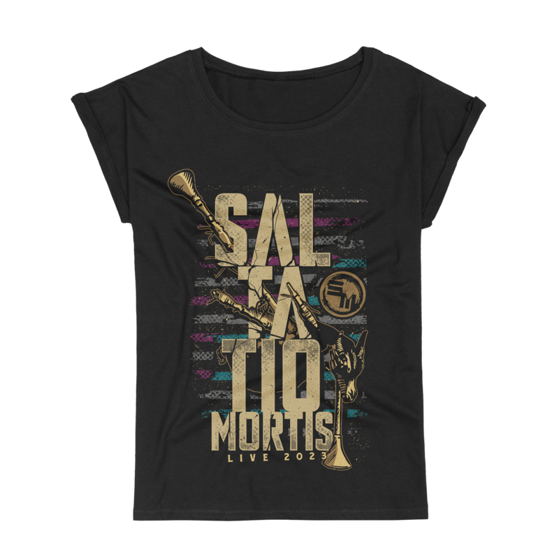 Festivalmotiv 2023 von Saltatio Mortis - Girlie Shirt jetzt im Saltatio Mortis Store